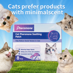 Calming Patches with Pheromones for Cats